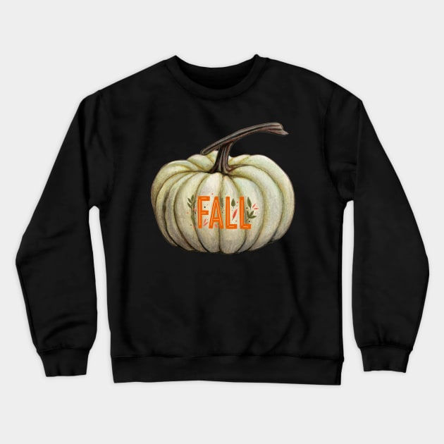 Fall Season Pumpkin Halloween Thanksgiving Crewneck Sweatshirt by BellaPixel